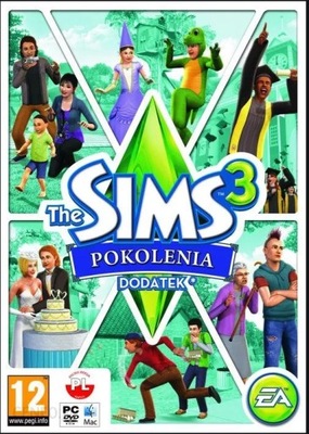 THE SIMS 3 POKOLENIA GENERATIONS KLUCZ ORIGIN PL