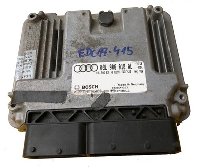 Ecu audi a3 8p 2.0tdi 03l906018al 0281016400 dopis фото №1