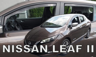 DEFLECTORES VENTANAS NISSAN LEAF RESTYLING II 5D 2017- DELANTERO/TRASERO  