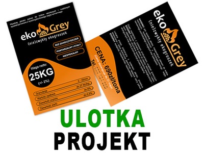 Projekt graficzny ULOTKI, ULOTKA