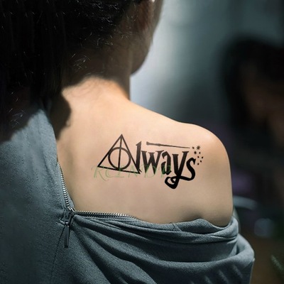 Tatuaż Harry Potter Always Hermiona Hogwart Snape