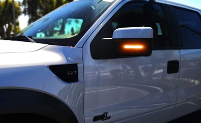 DIODO LUMINOSO LED LUCES DIRECCIONALES EN ESPEJOS FORD F150 RAPTOR  