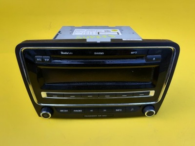 Skoda superb ii радио cd заводской оригинал фото №1