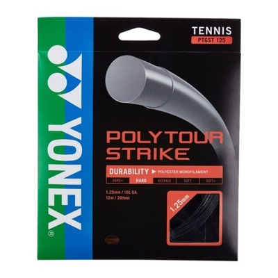 NACIĄG TENISOWY YONEX POLY TOUR STRIKE BK 1,25 12m