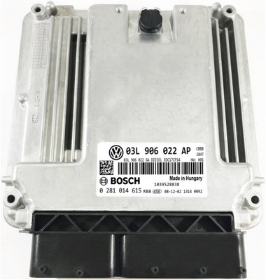 ECU SKODA 03L906022AP 0281014615 PLUG&PLAY 