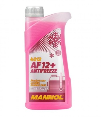 płyn chłodn. AF12+ 1L MANNOL -40C LONGLIFE G12 V