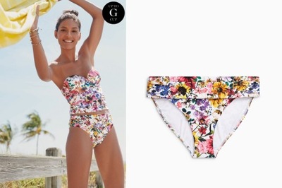 NEXT BIKINI TANKINI KWIATY DÓŁ WYWIJANE MAJTKI 44