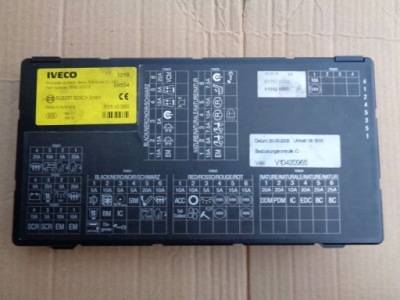 Кузов бортовой компьютер iveco stralis sw 4.1 504320323 фото №1