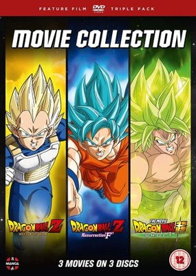 . Dragon Ball Z / Super / Battle of Gods / Resurrection F / Broly / 3 | DVD