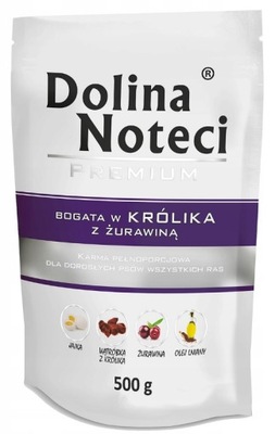 DOLINA NOTECI SASZETKA 500g KRÓLIK