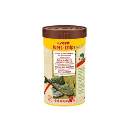 SERA Wels-Chips 250ml Nature - pokarm dla glonojadów