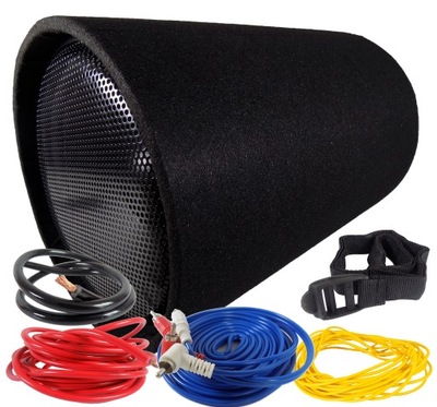 AKTYWNA TUBA BASOWA SUBWOOFER 500W 10' 25 CM KABLE