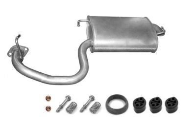 Toyota avensis 1.8 2003-2008 liftback + седан + универсал гаситель конечный фото №1