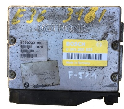 ECU BMW E36 1.6 316i 0261200522 dopiszę