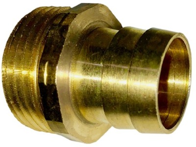 ZŁĄCZKA MOSIĘŻNA UNIWERSAL NA WĄŻ 3/4' GZ X 20 MM