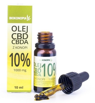 OLEJEK KONOPNY 10% CBD+CBDa 1000mg 10ml POLSKI Pro