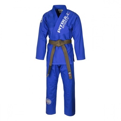 PIT BULL KIMONO GI BJJ JIU-JITSU JUDO PB 450 niebieskie A2