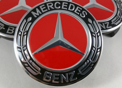 TAPA ROJO PARA DISCOS MERCEDES AMG 75MM 1 PIEZA  