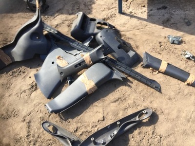 Защита пластик пороги стойки półeczki fiat albea palio ii lift 2002r-2010r фото №1