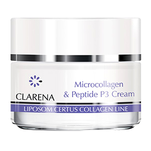 clarena microcollagen & peptide p3 cream 200ml