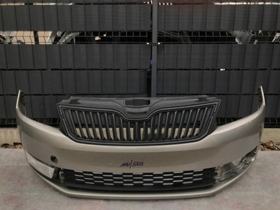 Skoda rapidj 5j бампер перед передний 2012-2017 фото №1