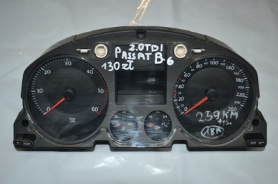 Лічильник прилади vw passat b6 2.0 tdi 3c0920852a фото №1