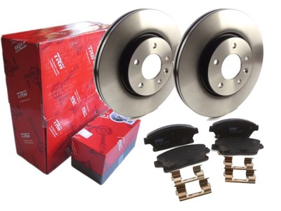 DISCOS ZAPATAS TRW PARTE DELANTERA CHEVROLET CRUZE 300MM  