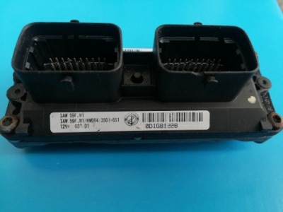 Бортовой компьютер iaw иммобилайзер czysty сервис fiat оригинальный номер iaw 59f.m1 фото №1