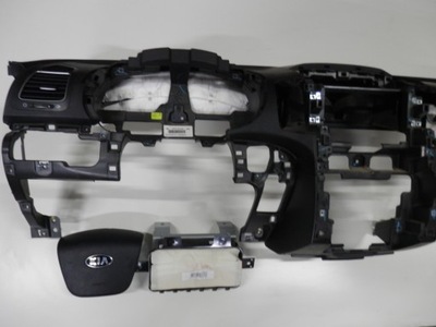 Kia sorento ii lift приборная панель консоль подушка безопасности фото №1