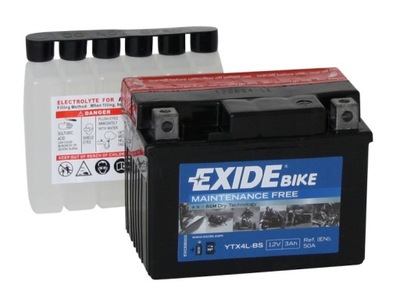 Akumulator EXIDE YTX4L-BS YT4L-BS 12V 3Ah