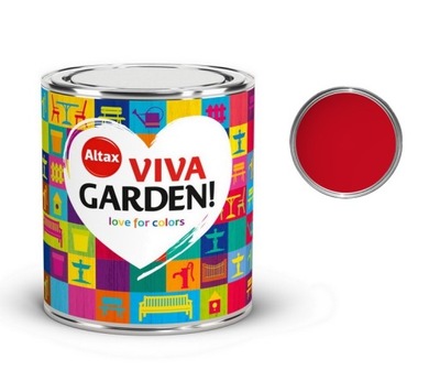 ALTAX VIVA GARDEN 0,75L CZERWONE PIWONIE - PÓŁMAT