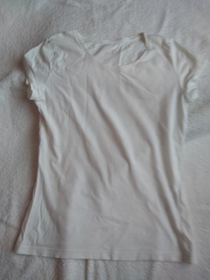 H&M t-shirt biały rozmiar 134/140