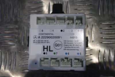 Модуль блок керування двері mercedes a2229002009 фото №1