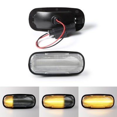Dynamic led поворотники land rover freelander 02-05 defender td5 98 15 фото №1