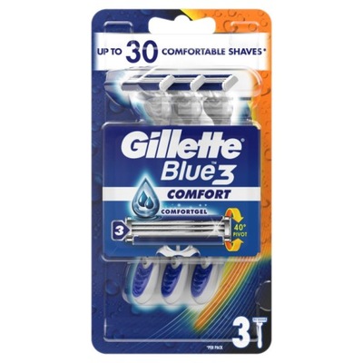 Gillette Blue3 Zestaw Maszynek Do Golenia