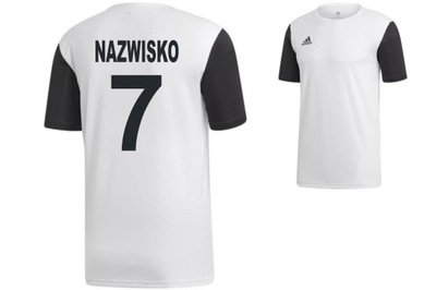 Adidas koszulka piłkarska sportowa z NADRUKIEM XXL