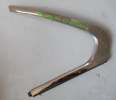 Honda accord viii 08- хром рамка двері лівий задня фото №1