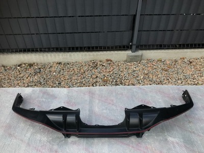 Honda civic x type r спойлер накладка бампера 17- фото №1