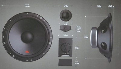 JBL STAGE2 604C GŁOŚNIKI SAMOCHODOWE 165mm 45-270W