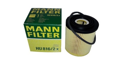 Mann фильтр масла hu816/2x mini fiat palio punto фото №1