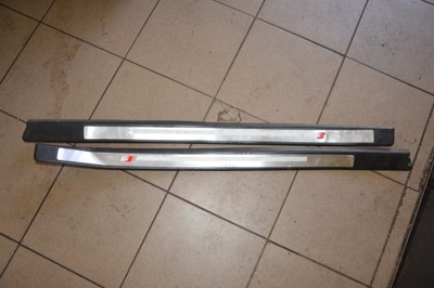 Audi a3 8p lift 3d накладки пороговые s line фото №1