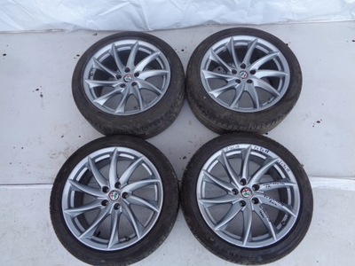 WHEELS 18'' ALLOY WHEELS (TITANIUM) GIULIA VELOCE 225/45/18 255/40  