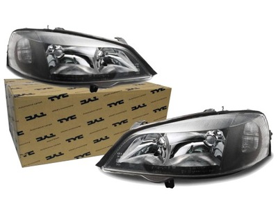 Фара фари opel astra ii g 98 l+p чорні фото №1