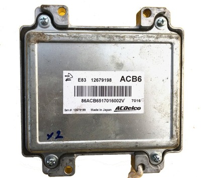 ECU OPEL CORSA E 1.4 12679198 ACB6 DOPISZĘ НОВИЙ!