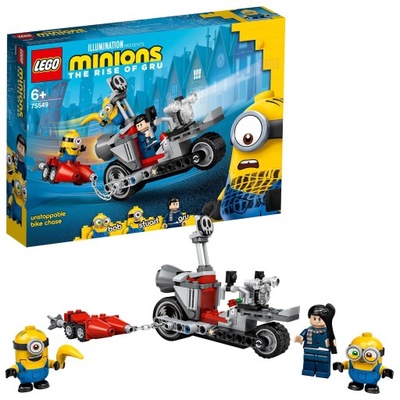 LEGO Minionki 75549 Niepowstrzymany motocykl ucieka Minions