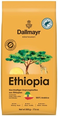 Kawa ziarnista Arabica Dallmayr Kawa ziarnista Ethiopia 500 g