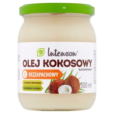 Intenson olej kokosowy rafinowany 500ml