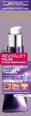 L'Oréal Paris Revitalift Filler krem pod oczy dla całej twarzy 30ml