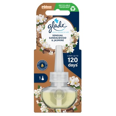 GLADE WKŁAD DO ELEKTRYCZNEGO ODŚWIEŻACZA POWIETRZA SANDALWOOD&JASMINE 20ML