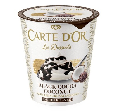 Deser CARTE D'OR Kokos z czarnym kakao- kokos 140g